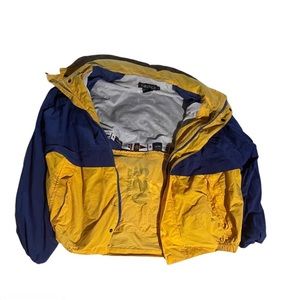 Blue and yellow nautica windbreaker